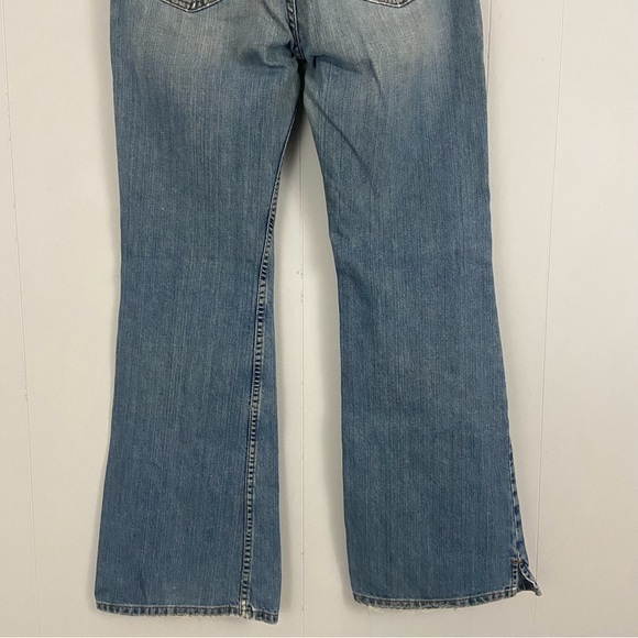 Lucky Brand Dungarees Jeans Jet Setter Denim Distressed Woman’s Sz 6 28 - Picture 5 of 14